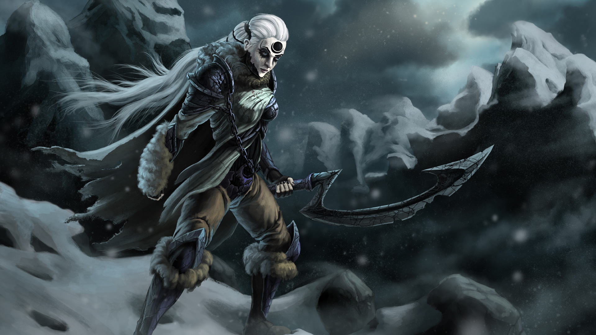 【高清壁纸下载】皎月女神降临，LOL英雄联盟1920x1080桌面壁纸精选