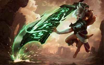 经典游戏LOL英雄联盟 锐雯精美皮肤桌面壁纸赏析